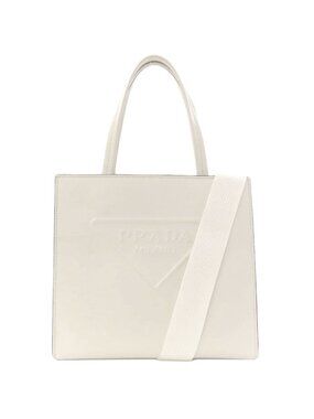 Prada Triangle Logo Handbag Calfskin